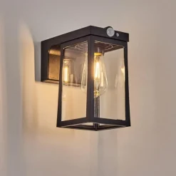 Verup Lampe murale d´extérieur, Applique murale LED Noir, 1 lumière, Détecteur de mouvement