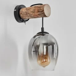 Vevino Applique murale, Spot mural Écru, Noir, 1 lumière