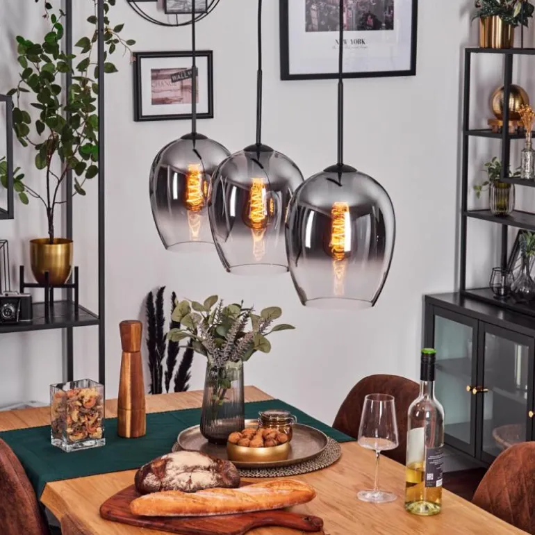 Vevino Suspension Clair, Fumé, 3 lumières