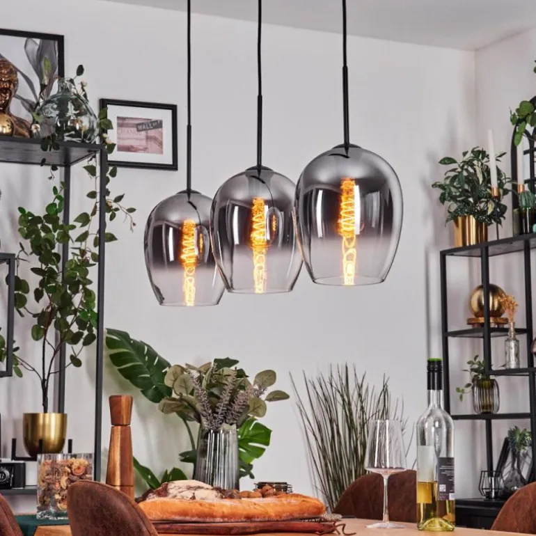 Vevino Suspension Clair, Fumé, 3 lumières