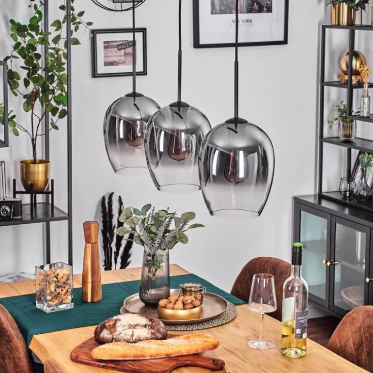 Vevino Suspension Clair, Fumé, 3 lumières