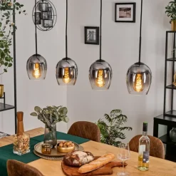 Vevino Suspension Clair, Fumé, 4 lumières