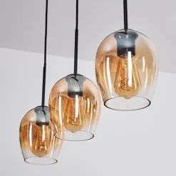 Vevino Suspension Noir, 3 lumières