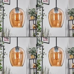 Vevino Suspension Noir, 3 lumières