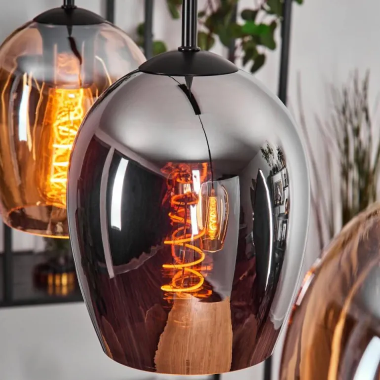 Vevino Suspension Noir, 3 lumières