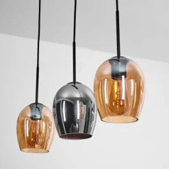 Vevino Suspension Noir, 3 lumières