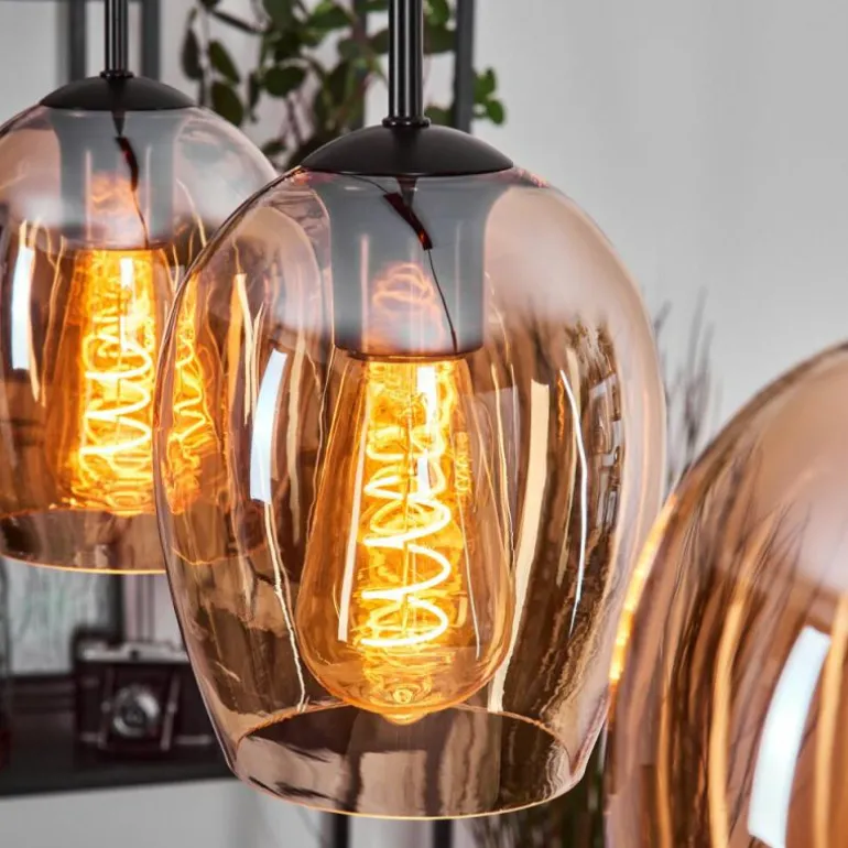 Vevino Suspension Noir, 3 lumières