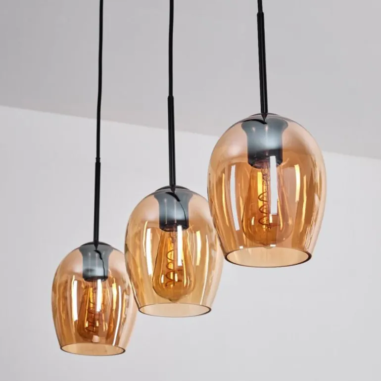 Vevino Suspension Noir, 3 lumières