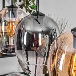 Vevino Suspension Noir, 3 lumières