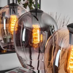 Vevino Suspension Noir, 3 lumières