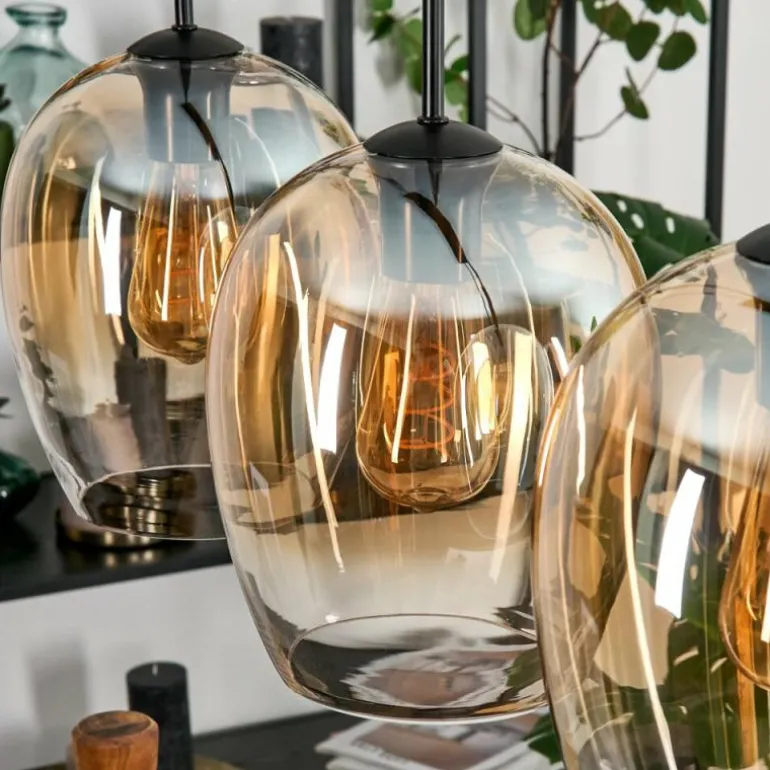 Vevino Suspension Noir, 4 lumières