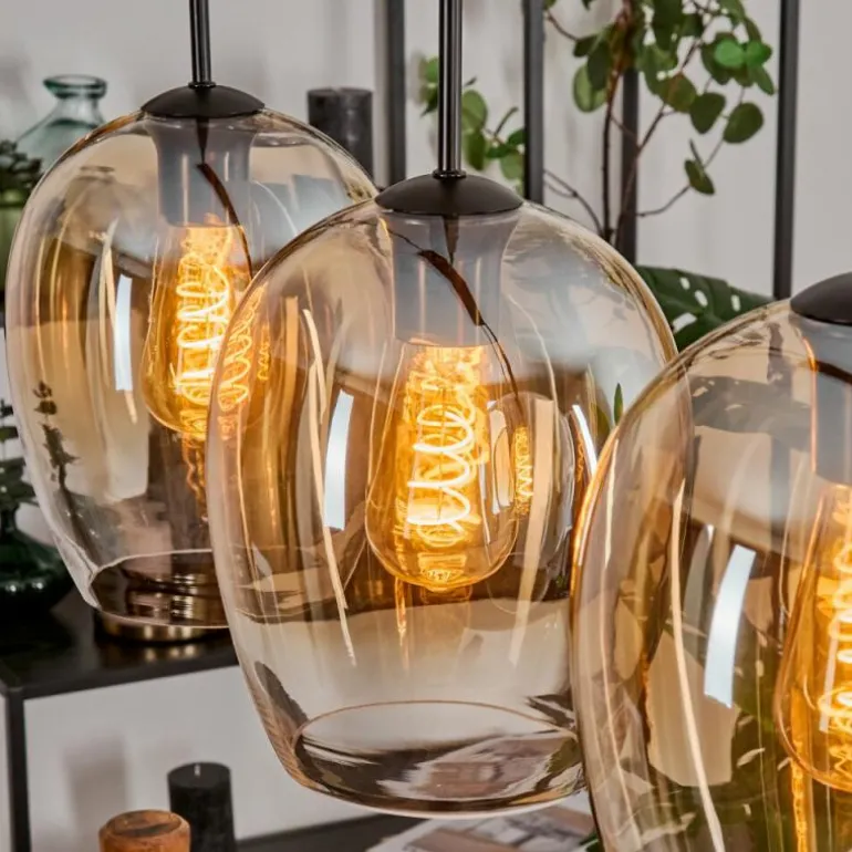 Vevino Suspension Noir, 4 lumières