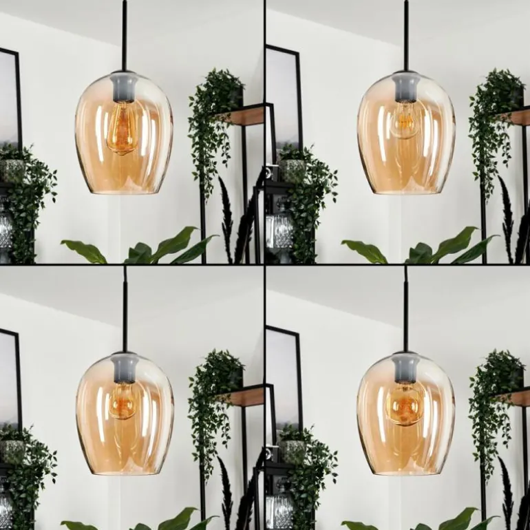 Vevino Suspension Noir, 4 lumières