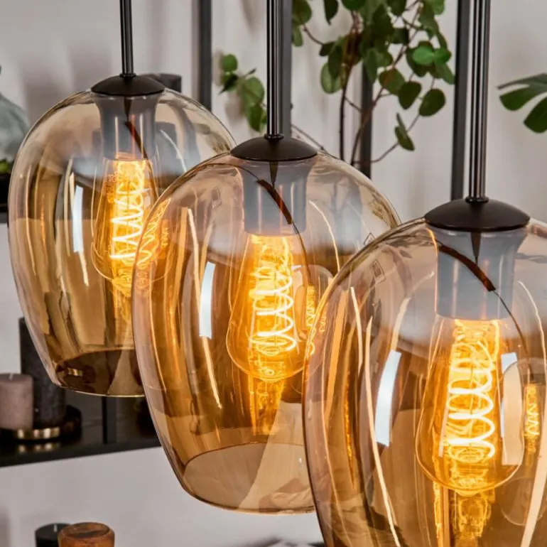 Vevino Suspension Noir, 4 lumières