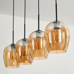 Vevino Suspension Noir, 4 lumières