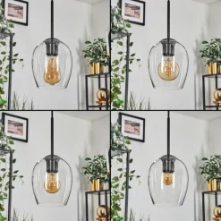 Vevino Suspension Noir, 5 lumières