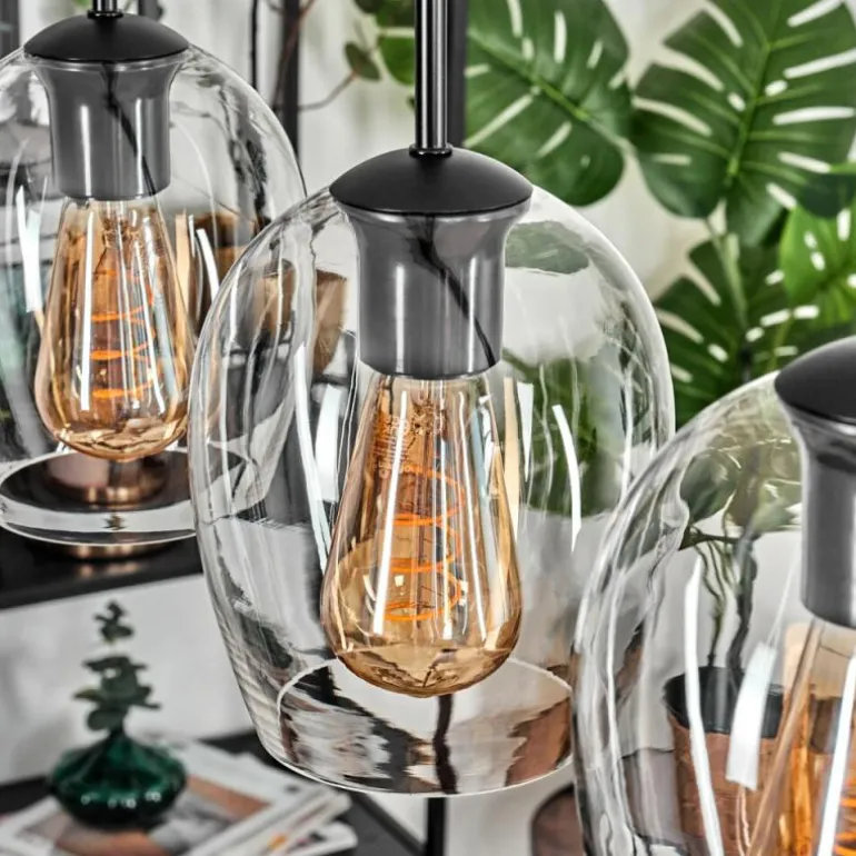 Vevino Suspension Noir, 5 lumières