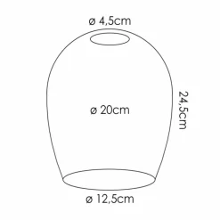 Vevino Verre de rechange Chrome, Clair, Fumé