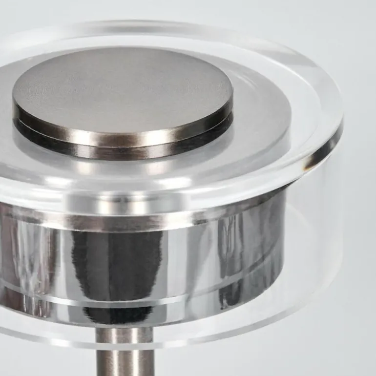 Viada Lampe de bureau, Lampe à poser LED Chrome, Nickel mat, 1 lumière