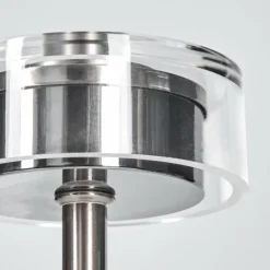 Viada Lampe de bureau, Lampe à poser LED Chrome, Nickel mat, 1 lumière