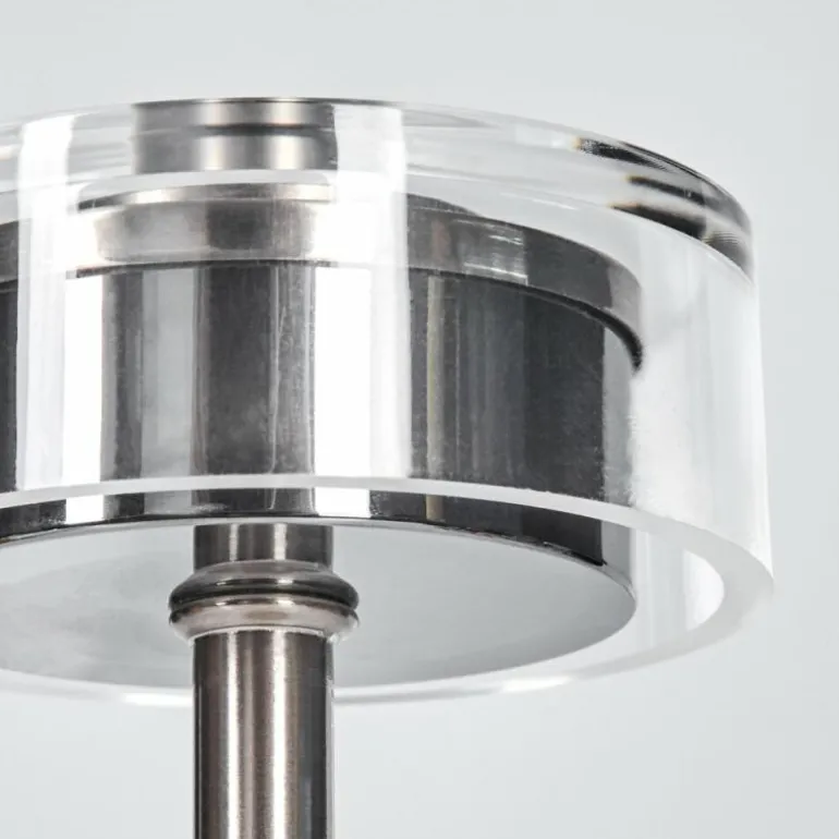 Viada Lampe de bureau, Lampe à poser LED Chrome, Nickel mat, 1 lumière