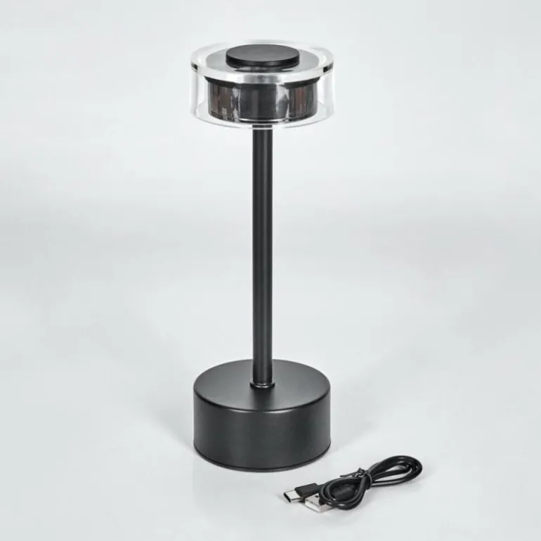 Viada Lampe de bureau, Lampe à poser LED Noir, 1 lumière