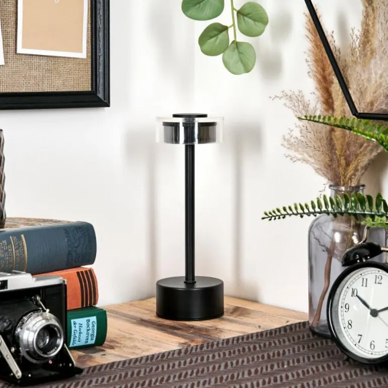 Viada Lampe de bureau, Lampe à poser LED Noir, 1 lumière