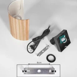 Viadores Luminaire Up & Down, Applique murale Noir, 1 lumière