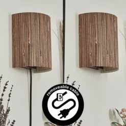 Viadores Luminaire Up & Down, Applique murale Noir, 1 lumière