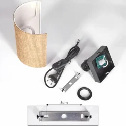 Viadores Luminaire Up & Down, Applique murale Noir, 1 lumière