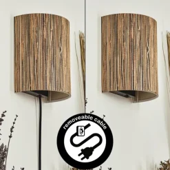 Viadores Luminaire Up & Down, Applique murale Noir, 1 lumière