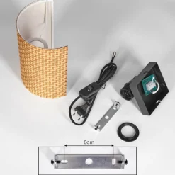 Viadores Luminaire Up & Down, Applique murale Noir, 1 lumière