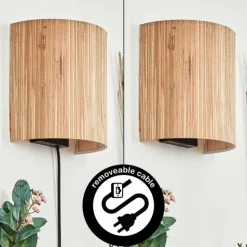 Viadores Luminaire Up & Down, Applique murale Noir, 1 lumière