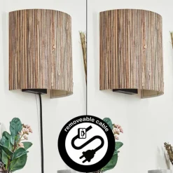 Viadores Luminaire Up & Down, Applique murale Noir, 1 lumière