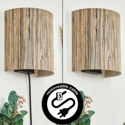 Viadores Luminaire Up & Down, Applique murale Noir, 1 lumière