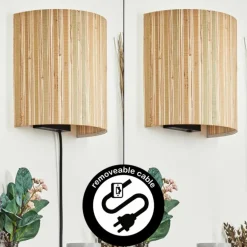 Viadores Luminaire Up & Down, Applique murale Noir, 1 lumière