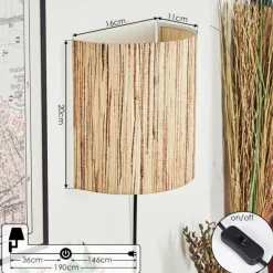 Viadores Luminaire Up & Down, Applique murale Noir, 1 lumière