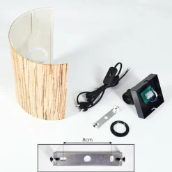 Viadores Luminaire Up & Down, Applique murale Noir, 1 lumière