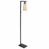Vidrio Lampadaire Luminaires Steinhauer Noir, 1 lumière