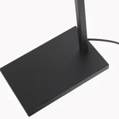 Vidrio Lampadaire Luminaires Steinhauer Noir, 1 lumière