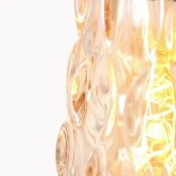 Vidrio Lampadaire Luminaires Steinhauer Noir, 1 lumière