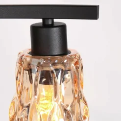 Vidrio Lampe à poser Luminaires Steinhauer Noir, 1 lumière