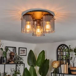 Vireda Plafonnier Anthracite, 3 lumières