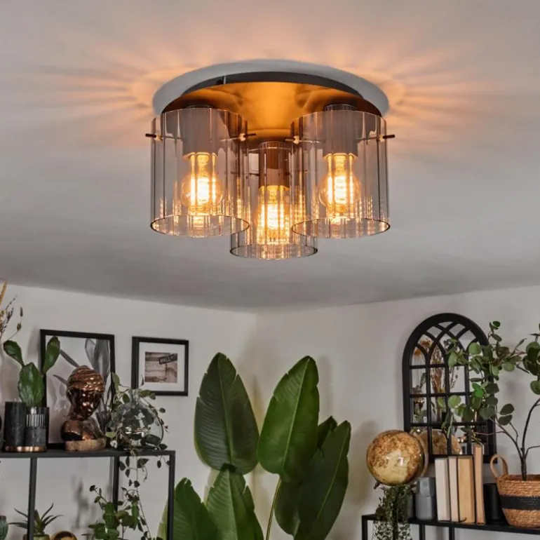 Vireda Plafonnier Anthracite, 3 lumières