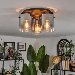 Vireda Plafonnier Anthracite, 3 lumières