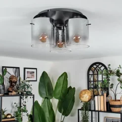 Vireda Plafonnier Anthracite, 3 lumières