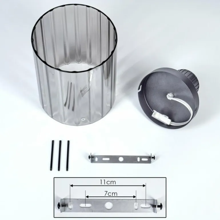 Vireda Plafonnier, Spot de plafond Noir, 1 lumière