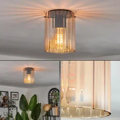 Vireda Plafonnier, Spot de plafond Noir, 1 lumière