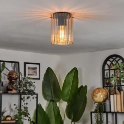 Vireda Plafonnier, Spot de plafond Noir, 1 lumière