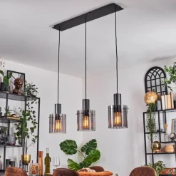 Vireda Suspension, Suspension Anthracite, 3 lumières